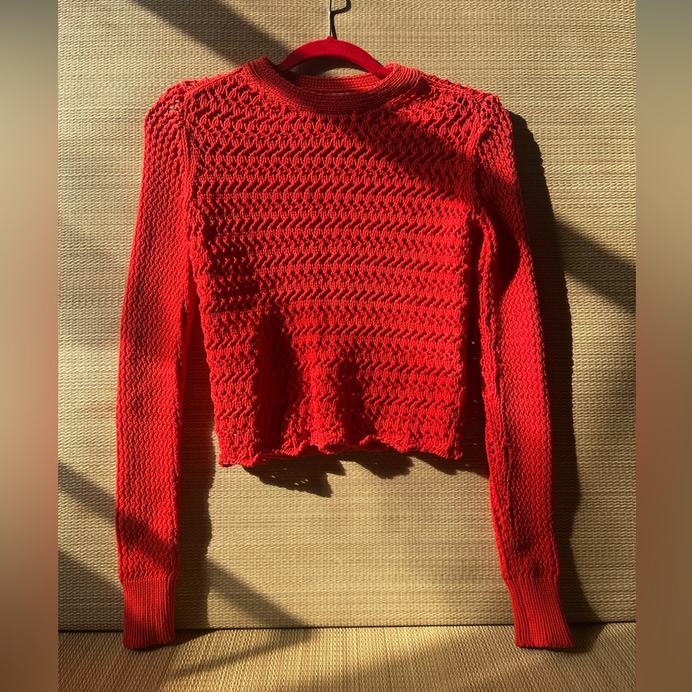 3.1 Phillip Lim crew neck red sweater - Picture 2 of 6